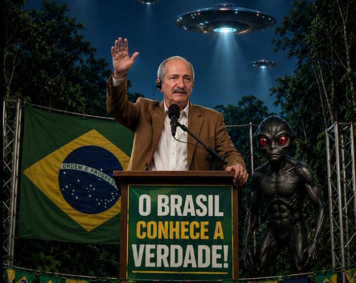 CANDIDATO A PRESIDÊNCIA DO BRASIL DIZ QUE IRÁ REVELAR ARQUIVOS DE UFOS, “SE FOR ELEITO”
